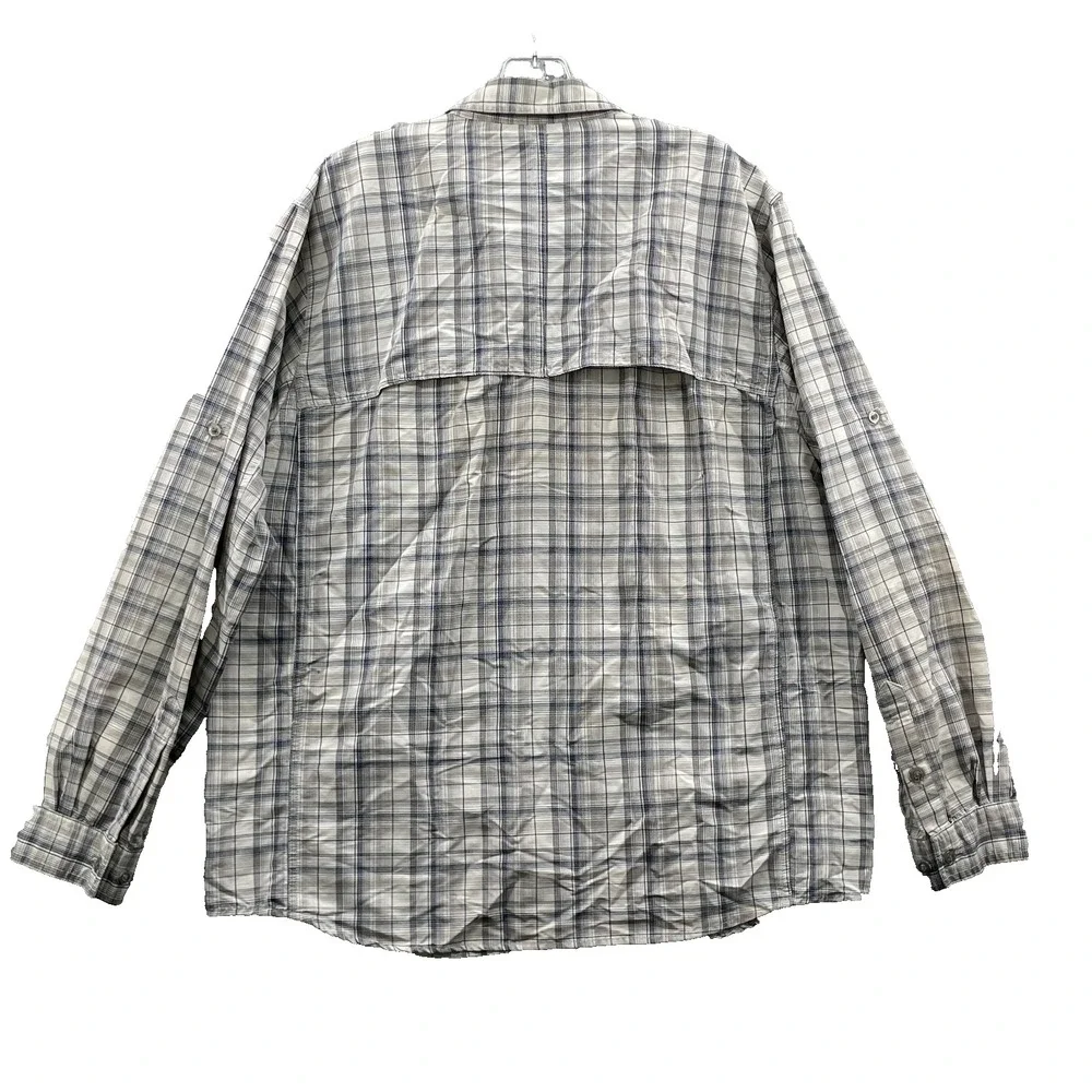 North Face Performance Shirt Men's Large Vented Fishing Hiking‎ Outdoor Gorpcore